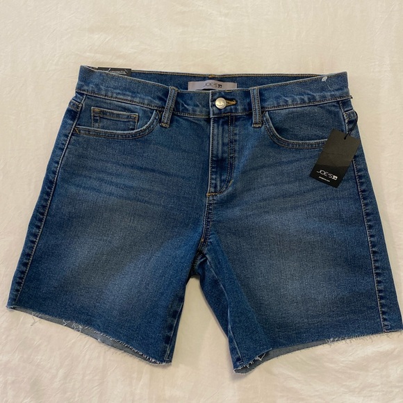 Joe's Jeans Easy Bermuda Denim Cut-Off Shorts ( 28 ) - Picture 1 of 5